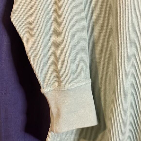 Tommy Hilfiger Plus Size Cotton Waffle-Knit Turtleneck Top - Picture 4 of 5